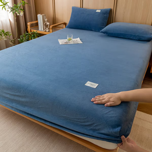 Milk velvet Bedding Set / Soft Warm Bedding Set