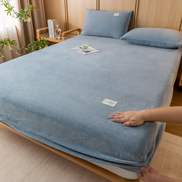 Milk velvet Bedding Set / Soft Warm Bedding Set