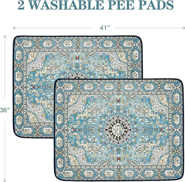 Washable Pee Pads for Dogs and Cats,2 pack Reusable Puppy Pads